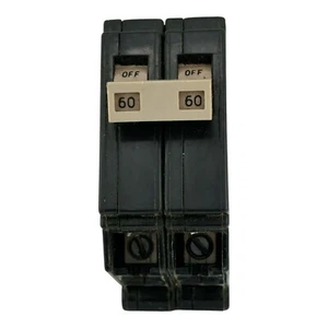 Disyuntor Eaton Cutler Hammer CH260 60 Amp 2 Polos 120/240V USADO - Imagen 1 de 6
