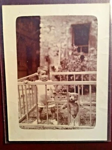 C.P.A PHOTO D'ENFANT AVEC JOUET - Imagen 1 de 2