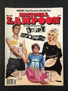 National Lampoon Magazine November 1980 Happy Thanksgiving     No ML - Picture 1 of 2