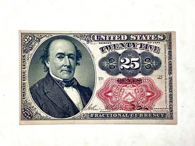 ~ Fr 1309 - 25 CENTS FIFTH 5TH ISSUE US FRACTIONAL CURRENCY - WALKER UNC - Image 1 of 2