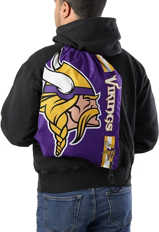 Minnesota Vikings - Drawstring Bag - Backpack - Gym Bag (NFL) Cover