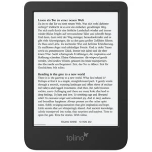 Tolino shine 5 lettore e-book Touch screen 16 GB Wi-Fi Nero - Foto 1 di 1