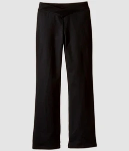 NWT $191 Bloch Kid Girls Black Casual Stretch Elastic V-Front Jazz Pants Size 6X - Picture 1 of 1