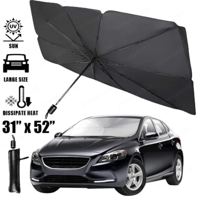 Plegable Grande Parasol Camión Furgoneta Coche Parabrisas Visera Bloque UV Cubierta Protector Foto 1 de 4