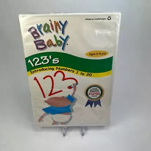 Brainy Baby: 123's, Einführung in die Zahlen 1 bis 20 / Alter 2-5 (brandneue DVD) - Bild 1 von 8