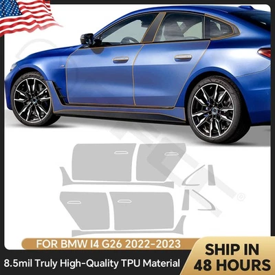 BMW I4 G26 2022-2023 Doors Precut Paint Protection Film Gloss Clear PPF TPU Kit - Image 1 of 4