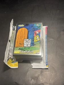 SpongeBob Topps Chrome Blaster Box Opened 28 cards 2 Green Refactors included - Picture 1 of 1