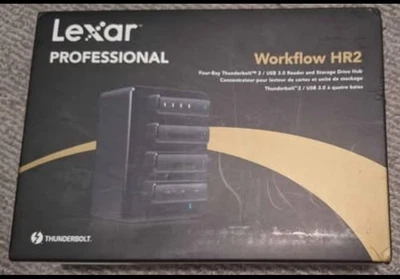 New Lexar Prof Workflow HR2 Hub USB 3.0 thunderbolt2 CFR1 Compact Flash reader - Image 1 of 2