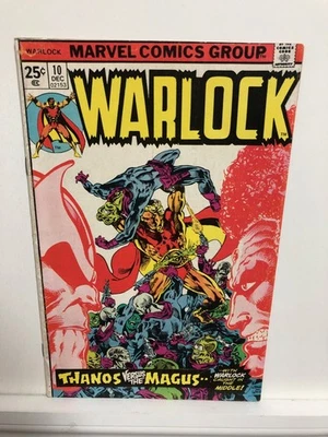 Warlock  # 10    VERY GOOD   December 1975    Starlin, Weiss, Leialoha creators - Image 1 of 2