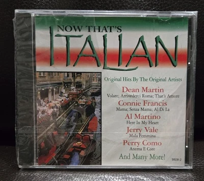 NOW THAT'S ITALIAN! CD 1992 Cema Factory Sealed Dean Martin Perry Como Vale + Foto 1 de 2
