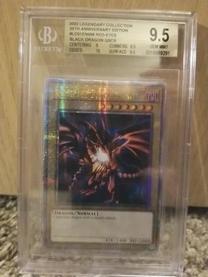 YU-GI-OH LEGENDARY COLLECTION 25TH RED-EYES BLACK DRAGON BGS 9.5 GEM MINT PSA 10 - Image 1 of 4