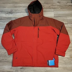 Columbia Hikebound II Insulated Jacket Mens Large Two Tone Red Full Zip NEW $140 - Picture 1 of 13