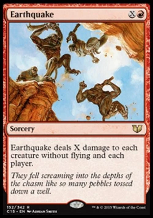 Earthquake - Medium Play MTG Commander 2015 - Image 1 of 1