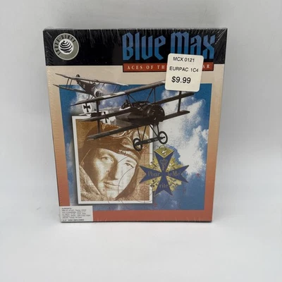 Blue Max: Aces of the Great War (1990) 3.5" Disk MS DOS -- NEW SEALED - Image 1 of 4