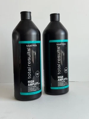 2x Matrix Total Results High Amplify Conditioner Liter 33.8 oz New - Image 1 of 3