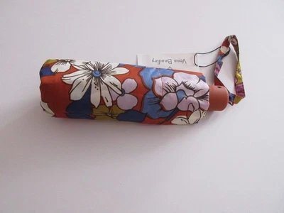 Vera Bradley Automatic Open/Close Mini Umbrella Balsam Garden Print New With Tag - Image 1 of 3