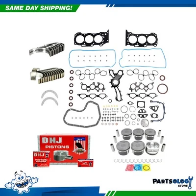 Kit de reconstrucción de motor DNJ EK964 para 06-13 Lexus GS350 GS450h 3,5 L V6 DOHC 24v Foto 1 de 4