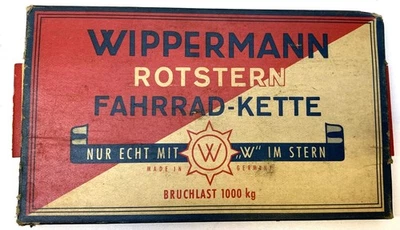 NOS WIPPERMAN diente de salto 1" paso CADENA DE BICICLETA 56 3/16" diente de salto #134 Foto 1 de 4