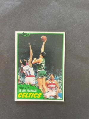БАСКЕТБОЛЬНАЯ КАРТОЧКА НОВИЧКА KEVIN MCHALE 1981-82 TOPPS NO75 BOSTON CELTICS EX-MT - Изображение 1 из 2