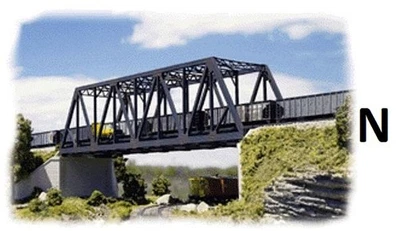 N Double Track Truss Bridge Building KIT Walthers/Cornerstone NIB 933-3242 - Image 1 of 3