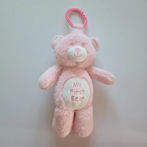 LINZY My First Bear Pink Teddy Soft Cuddle Toy Plush Stuffed Animal - Picture 1 of 4