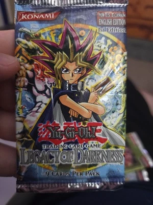 Yu-Gi-Oh 1st Edition  Legacy of Darkness Booster Pack VINTAGE SEALED 2003 - Image 1 of 2