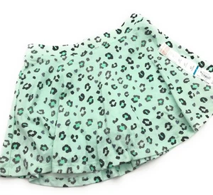 Toddler Girl Cartwheel Scooter Skirt, Aqua Cheetah Print, 4T, Jumping Beans - Picture 1 of 4