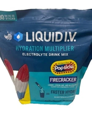 Liquid IV Firecracker Popsicle Hydration Multiplier Electrolytes Drink Mix 30 ct - Image 1 of 4