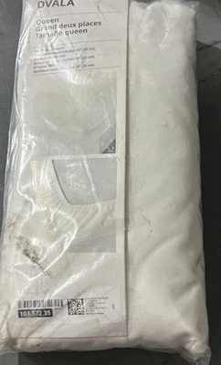 宜家 DVALA 床笠白色大号 103.572.35 — 第 1/3 张图片