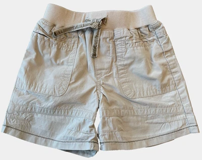 Pantalones cortos de carga Baby Gap Factory 2007 con bolsillos utilitarios cintura elástica 6-12 M Foto 1 de 4