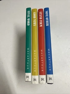 4 Volumes Of John MacArthur/HC/DJ/  - Picture 1 of 12