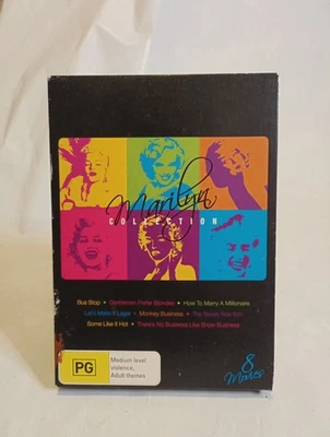 Marilyn Collection 8 Movie Box Set Region 4 Good Condition PAL Monroe DVD - image 1 of 4
