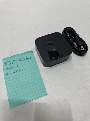 Apple TV A1625 4th Gen 64GB WIFI HD Media Streamer No Remote Tested - Image 1 of 3