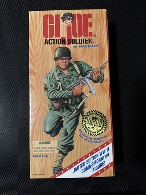 Figura de acción GI Joe Action Soldier Segunda Guerra Mundial 50 aniversario 12" 1995 Hasbro #27616 Foto 1 de 4