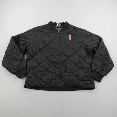 Dickies Jacket Mens XL Black Kenworth Quilted Bomber Puffer Coat Work Utility - Image 1 of 4