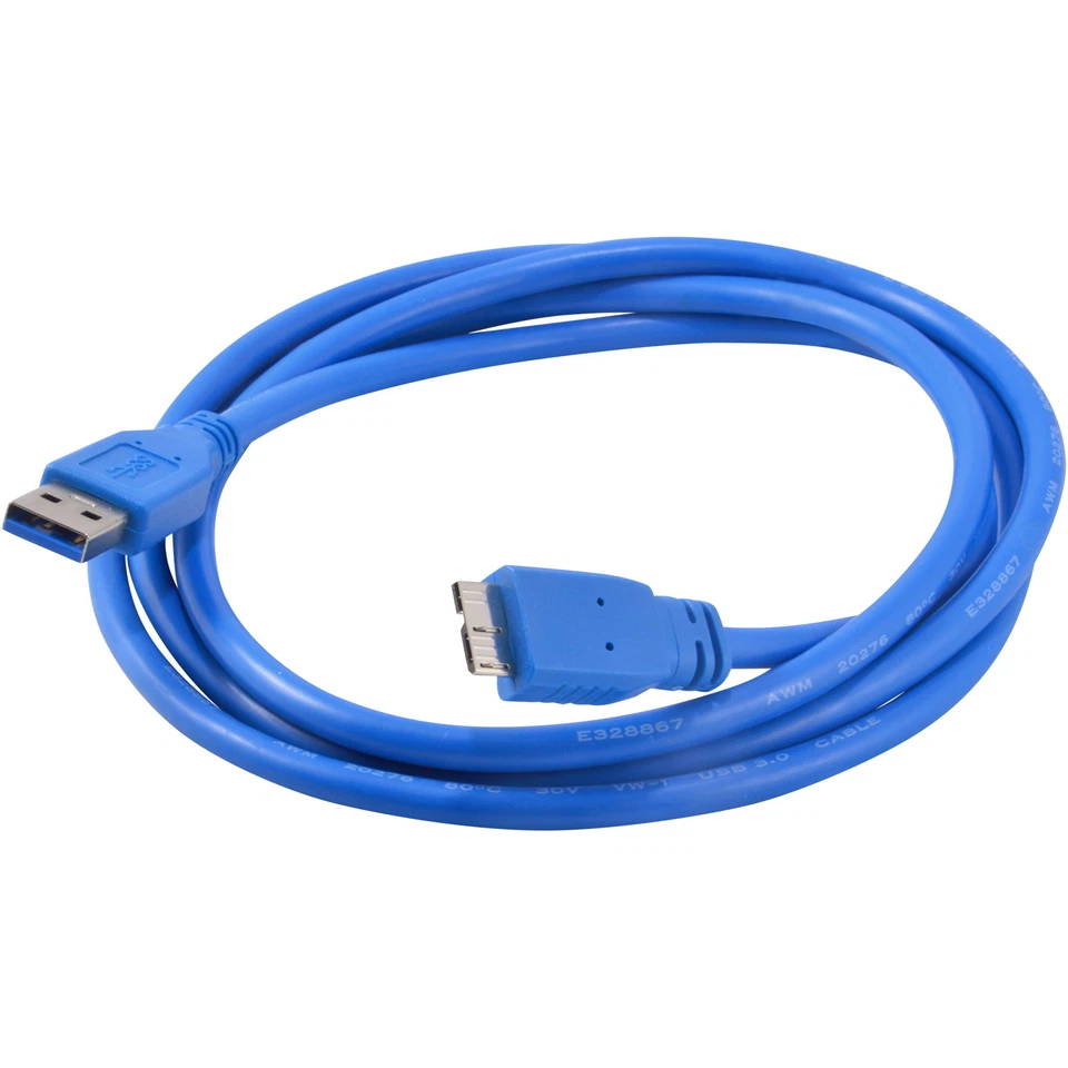 5ft Micro USB 3.0 Cable for Western Digital WD My Book External HDD Hard Drive