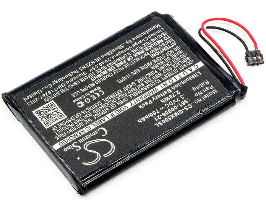 361-00056-21 电池 适用于佳明 010-01531-00 Driveluxe 50 LMT HD, 750mAh — 第 1/1 张图片