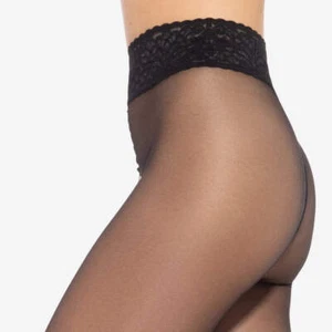 Gatta Softi-Comfi 30 Den Tights – Elegant Lace Waistband & Satin Finish - Picture 1 of 18
