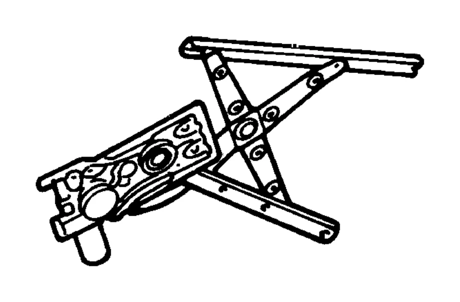 Motor de ventana eléctrica delantero/trasero-izquierdo Mopar 05012545AD Foto 1 de 1