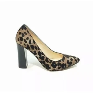 Cole Haan Pumps Heel Leopard Calf Hair Patent Leather Womens US 9 B - Picture 1 of 8