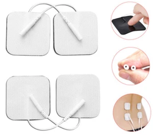 12 Pcs Tens Machine Replacement Electrode Pads Gel Self Adhesive Reusable 5x5cm - Picture 1 of 10