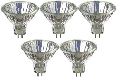 5 X Philips Halogen Spot Light Bulbs 50W 12V MR16 GU5.3 36D 4000Hrs Dimmable - Image 1 of 4