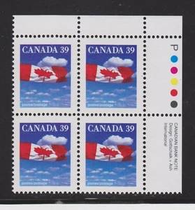 1989 Canada SC# 1166 UR - Domestic First-Class Rate - Plate Block M-NH # 3115 - Picture 1 of 1