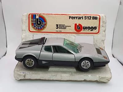 Ferrari 512 BB Burago 1/24 Argento - Immagine 1 di 4