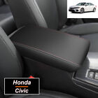 For Honda Civic 2022-2024 Car Central Storage Box Armrest Cover Pad Faux Leather