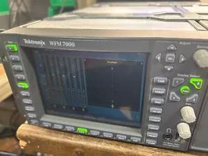 Tektronix WFM 7000 Waveform Monitor mounted in RackMount Tray - Picture 1 of 10
