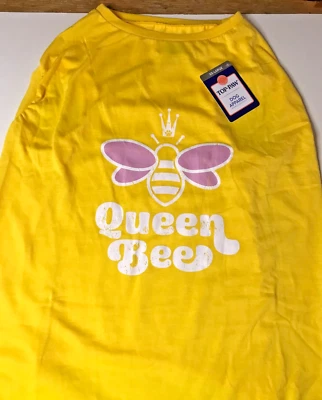 Queen Bee Dog Shirt New With Tags Pet T-Shirt XXL Doggy Puppy Cute Clothing - Image 1 of 4