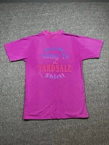 Vintage Warrior Ink Tee Shirt Womens Large Purple Yardsale Shirt Graphic Print - Picture 1 of 8
