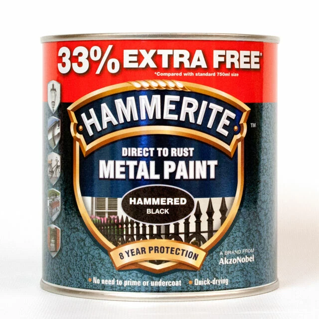 Hammerite Metal Paint 750ml - Black