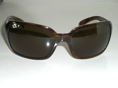 GAFAS DE SOL RAY BAN ITALY RB4068 60[]17 IMPRESIONANTES LENTES DE CRISTAL POLARIZADAS TORT Foto 1 de 4